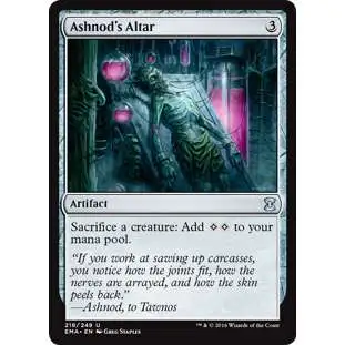 MtG Trading Card Game Eternal Masters Uncommon Ashnod's Altar #218