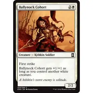 MtG Trading Card Game Eternal Masters Common FOIL Ballynock Cohort #3