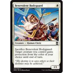 MtG Trading Card Game Eternal Masters Common Benevolent Bodyguard #4