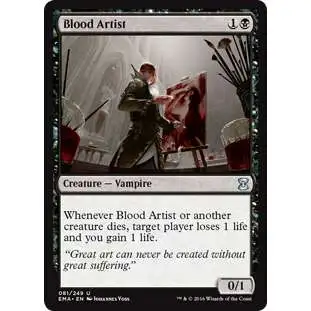 MtG Trading Card Game Eternal Masters Uncommon Blood Artist #81