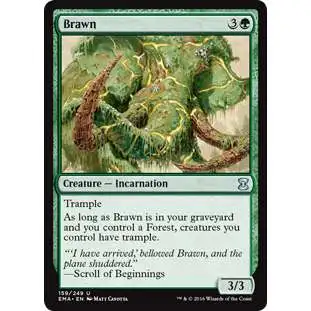 MtG Trading Card Game Eternal Masters Uncommon Brawn #159