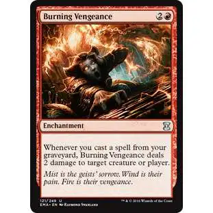 MtG Trading Card Game Eternal Masters Uncommon Burning Vengeance #121