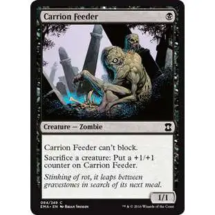 MtG Trading Card Game Eternal Masters Common Carrion Feeder #84