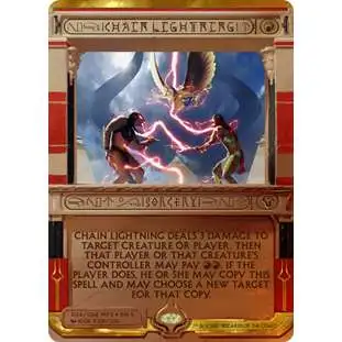 MtG Masterpiece Chain Lightning #26 [Amonkhet Invocation]