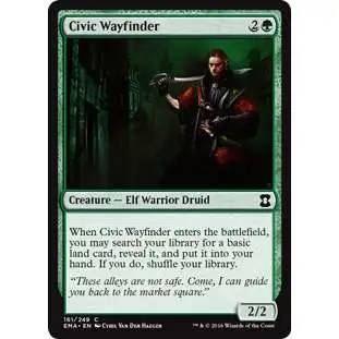 MtG Trading Card Game Eternal Masters Common Civic Wayfinder #161