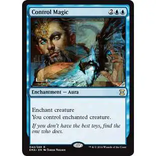 MtG Trading Card Game Eternal Masters Rare Control Magic #42