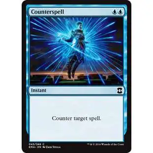 MtG Trading Card Game Eternal Masters Common Counterspell #43