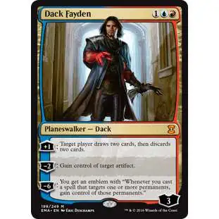 MtG Trading Card Game Eternal Masters Mythic Rare Dack Fayden #199