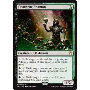 MtG Trading Card Game Eternal Masters Rare Deathrite Shaman #215