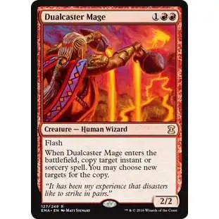 MtG Trading Card Game Eternal Masters Rare Dualcaster Mage #127