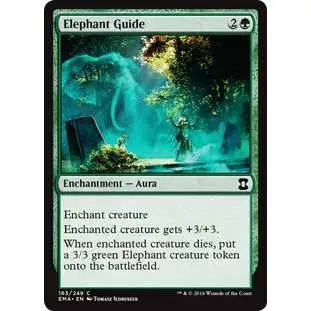 MtG Trading Card Game Eternal Masters Common Elephant Guide #163
