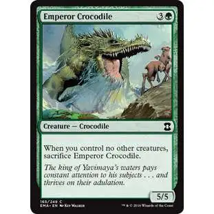 MtG Trading Card Game Eternal Masters Common Emperor Crocodile #165