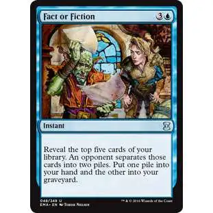 MtG Trading Card Game Eternal Masters Uncommon Fact or Fiction #48