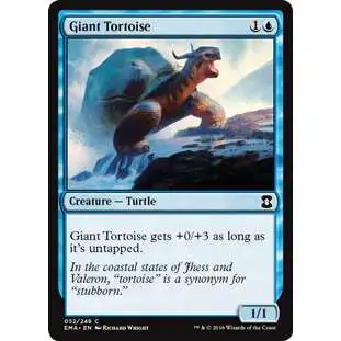 MtG Trading Card Game Eternal Masters Common Giant Tortoise #52