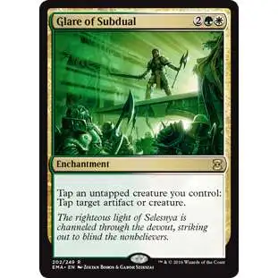 MtG Trading Card Game Eternal Masters Rare Glare of Subdual #202