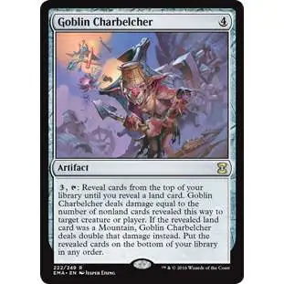 MtG Trading Card Game Eternal Masters Rare Goblin Charbelcher #222