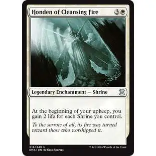 MtG Trading Card Game Eternal Masters Uncommon FOIL Honden of Cleansing Fire #13