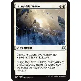 MtG Trading Card Game Eternal Masters Uncommon Foil Intangible Virtue #15