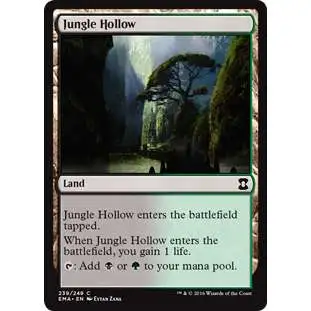 MtG Trading Card Game Eternal Masters Common Jungle Hollow #239