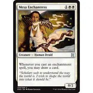 MtG Trading Card Game Eternal Masters Uncommon Mesa Enchantress #19