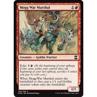 MtG Trading Card Game Eternal Masters Common Mogg War Marshal #139