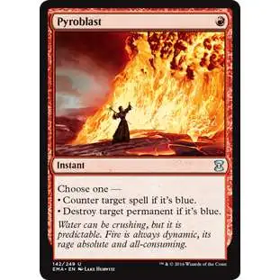 MtG Trading Card Game Eternal Masters Uncommon Pyroblast #142