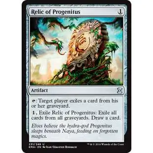 MtG Trading Card Game Eternal Masters Uncommon Foil Relic of Progenitus #231