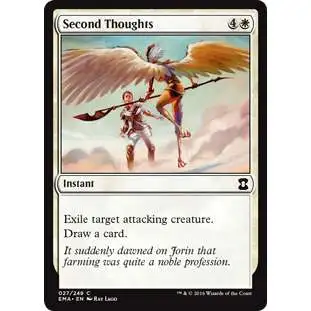 MtG Trading Card Game Eternal Masters Common Second Thoughts #27