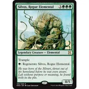 MtG Trading Card Game Eternal Masters Rare Silvos, Rogue Elemental #186