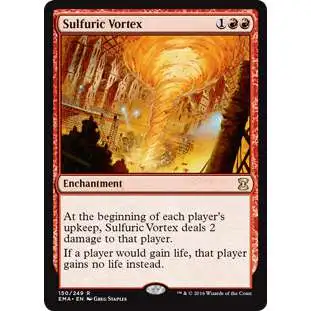 MtG Trading Card Game Eternal Masters Rare Sulfuric Vortex #150