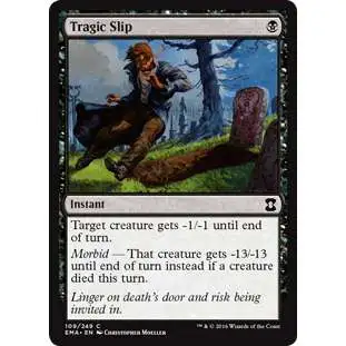 MtG Trading Card Game Eternal Masters Common Tragic Slip #109