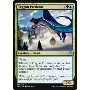 MtG Trading Card Game Eternal Masters Uncommon Trygon Predator #209