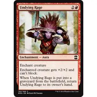 MtG Trading Card Game Eternal Masters Common Undying Rage #152