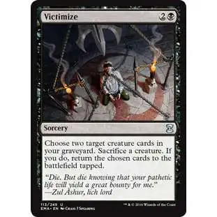 MtG Trading Card Game Eternal Masters Uncommon Victimize #113
