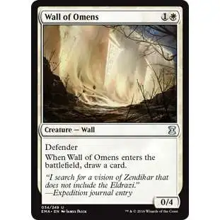 MtG Trading Card Game Eternal Masters Uncommon Wall of Omens #34