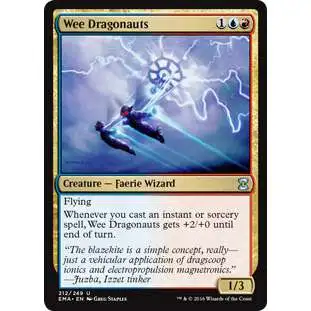 MtG Trading Card Game Eternal Masters Uncommon Wee Dragonauts #212