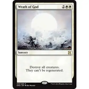 MtG Trading Card Game Eternal Masters Rare Wrath of God #38