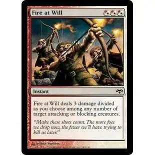 MtG Eventide Common Fire at Will #140