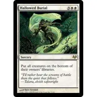 MtG Eventide Rare Foil Hallowed Burial #7