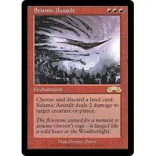 MtG Exodus Rare Seismic Assault #101 [Moderately Played]