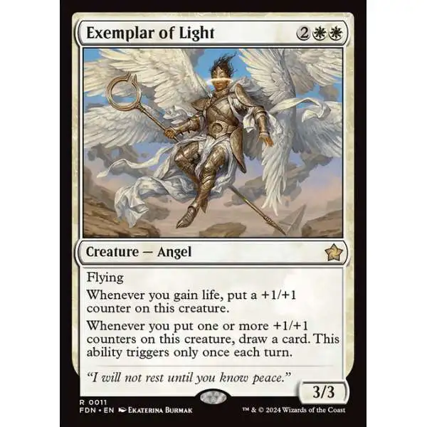 MtG Foundations Rare Exemplar of Light #11