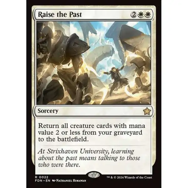 MtG Foundations Rare Raise the Past #22