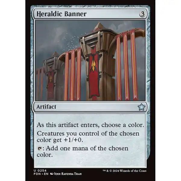 MtG Foundations Uncommon Heraldic Banner #254