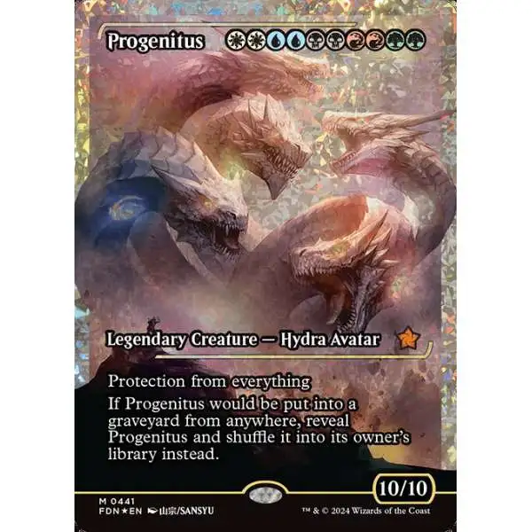 progenitus mtg card Magic The Gathering - Mythic Rare - Modern Masters If Progenitus would be put into a graveyard from anywhere 2017 Magic MTG Grand Prix