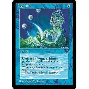 MtG Fallen Empires Common High Tide [Merfolk Version - Lightly Played] [Lightly Played]