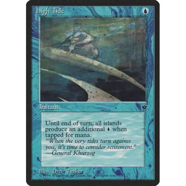 MtG Fallen Empires Common High Tide [Lightly Played]