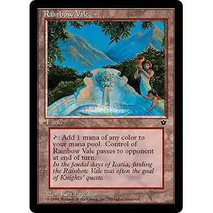 MtG Fallen Empires Rare Rainbow Vale