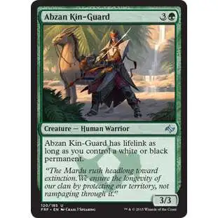 MtG Fate Reforged Uncommon Foil Abzan Kin-Guard #120