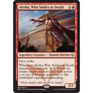 MtG Fate Reforged Rare Alesha, Who Smiles at Death #90