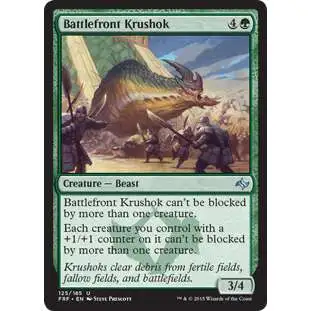 MtG Fate Reforged Uncommon Foil Battlefront Krushok #125